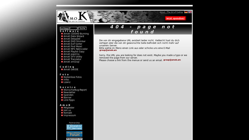 AmoK SFV Utility Landing Page