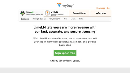 wyDay LimeLM image