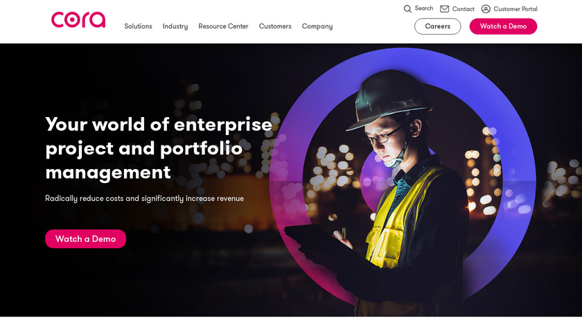 Cora Systems Landing Page