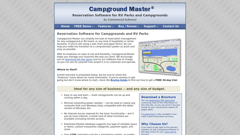 Campground Master Landing Page