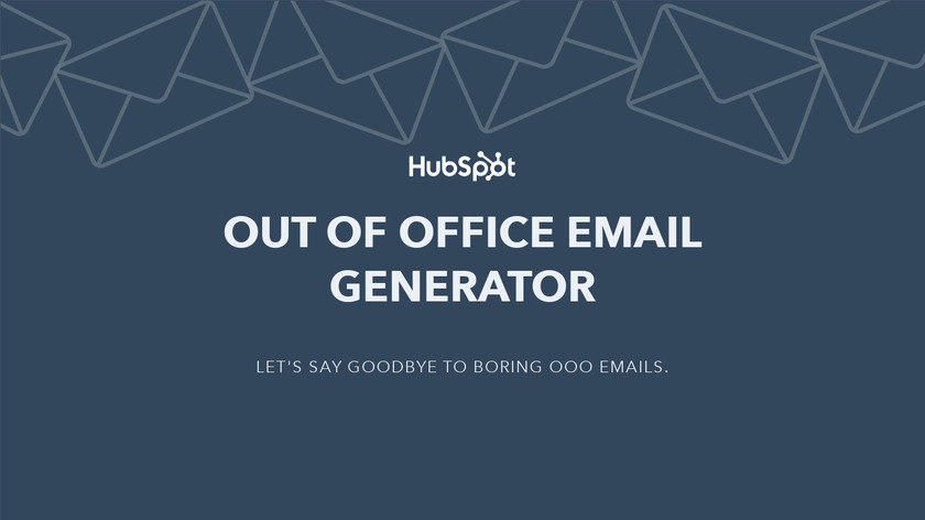 Out of Office Email Generator Landing Page