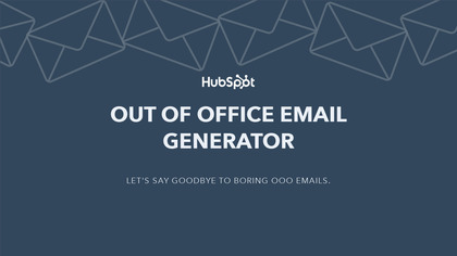 Out of Office Email Generator image