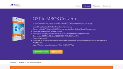 DataVare OST to MBOX Converter image