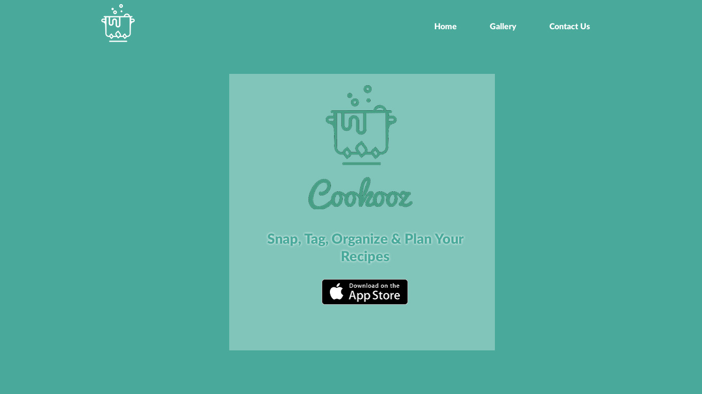 Cookooz Landing page