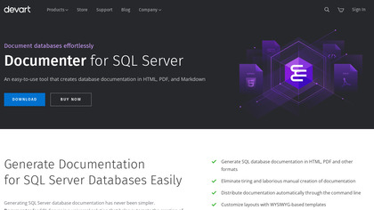 dbForge Documenter for SQL Server image