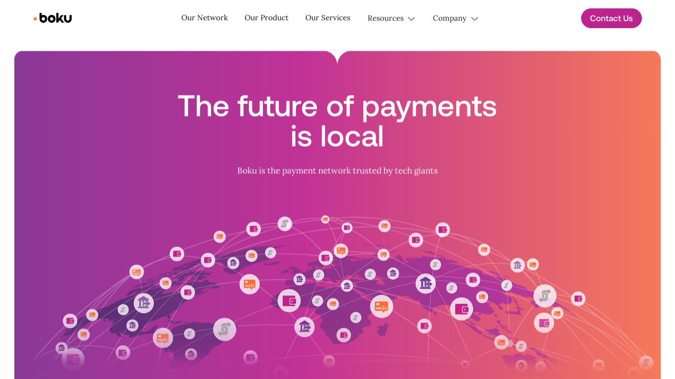 Fortumo Mobile Payments Landing page