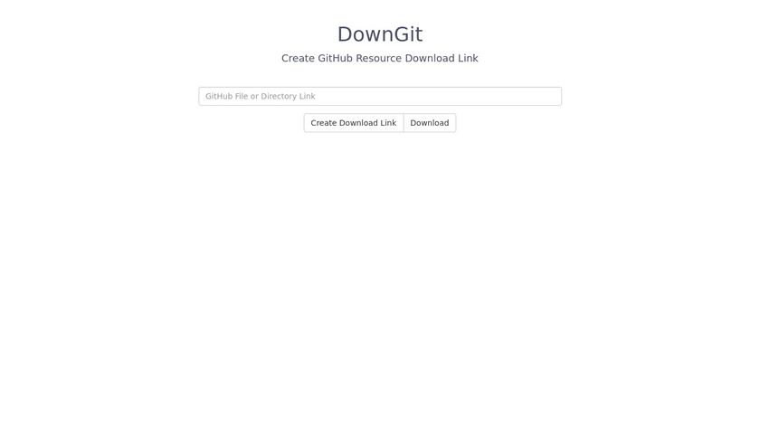 DownGit Landing Page
