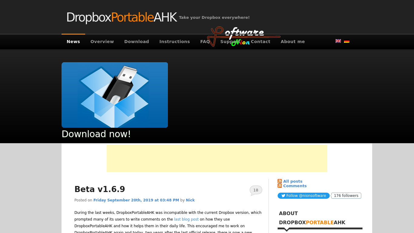 DropboxPortableAHK Landing page