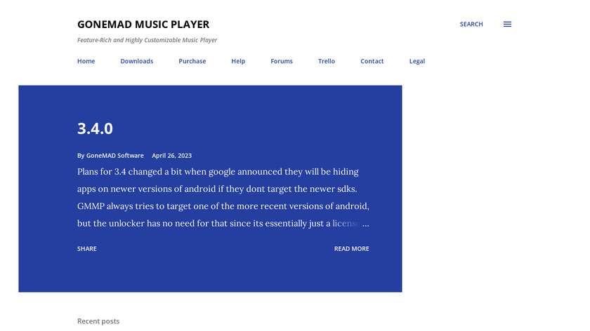 GoneMAD Landing Page