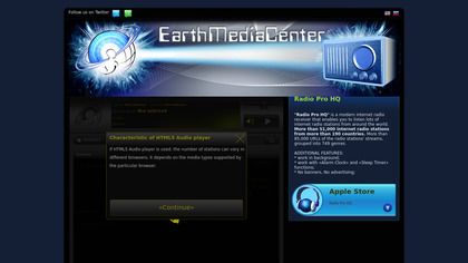 EarthMediaCenter Radio image