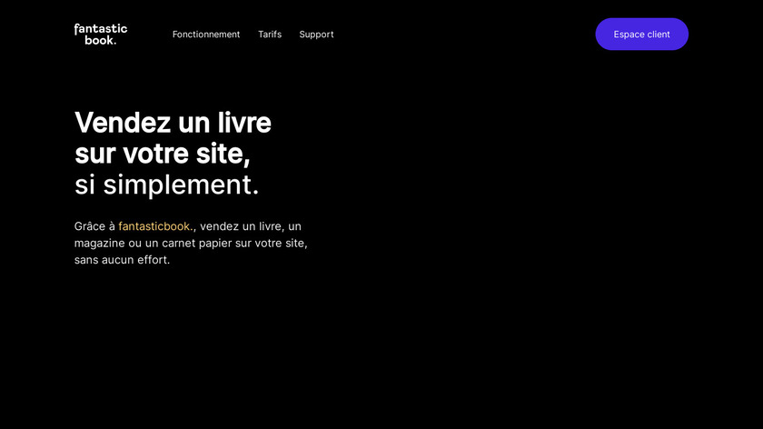 FantasticBook Landing Page