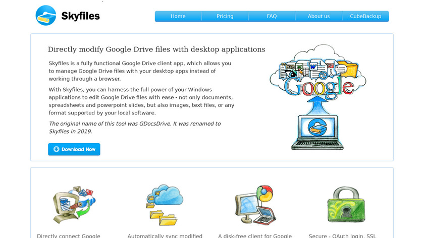 Gdocsdrive Landing Page