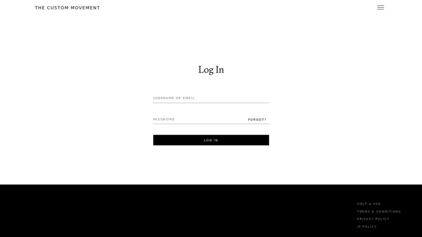 The Custom Movement Landing Page