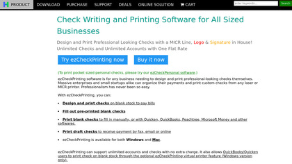 ezCheckPrinting image