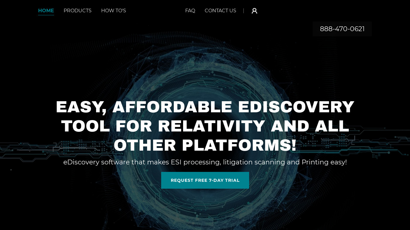 Breeze eDiscovery Suite Landing page