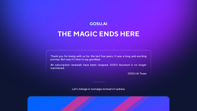 GOSU.AI Landing Page