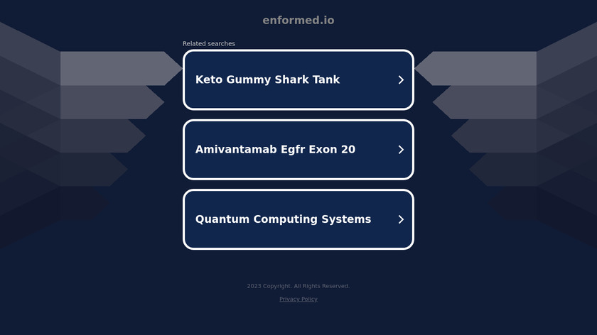 Enformed Landing Page