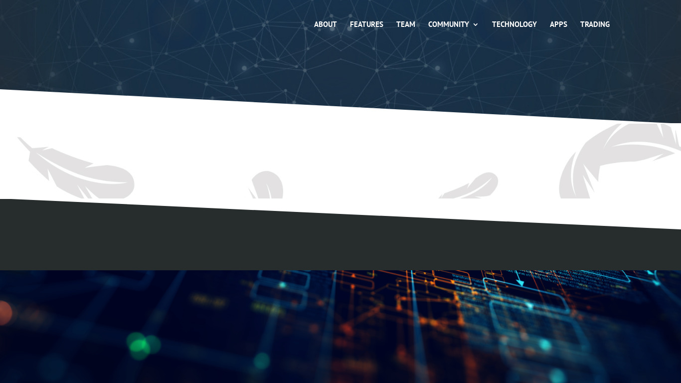feathercoin Landing page