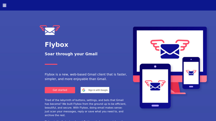 Flybox Landing Page
