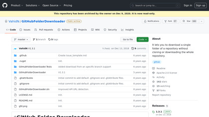 GitHub Folder Downloader screenshot