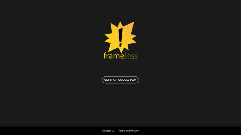 Frameless Space Landing Page
