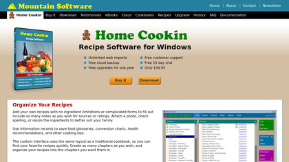 Home Cookin Recipe Software image