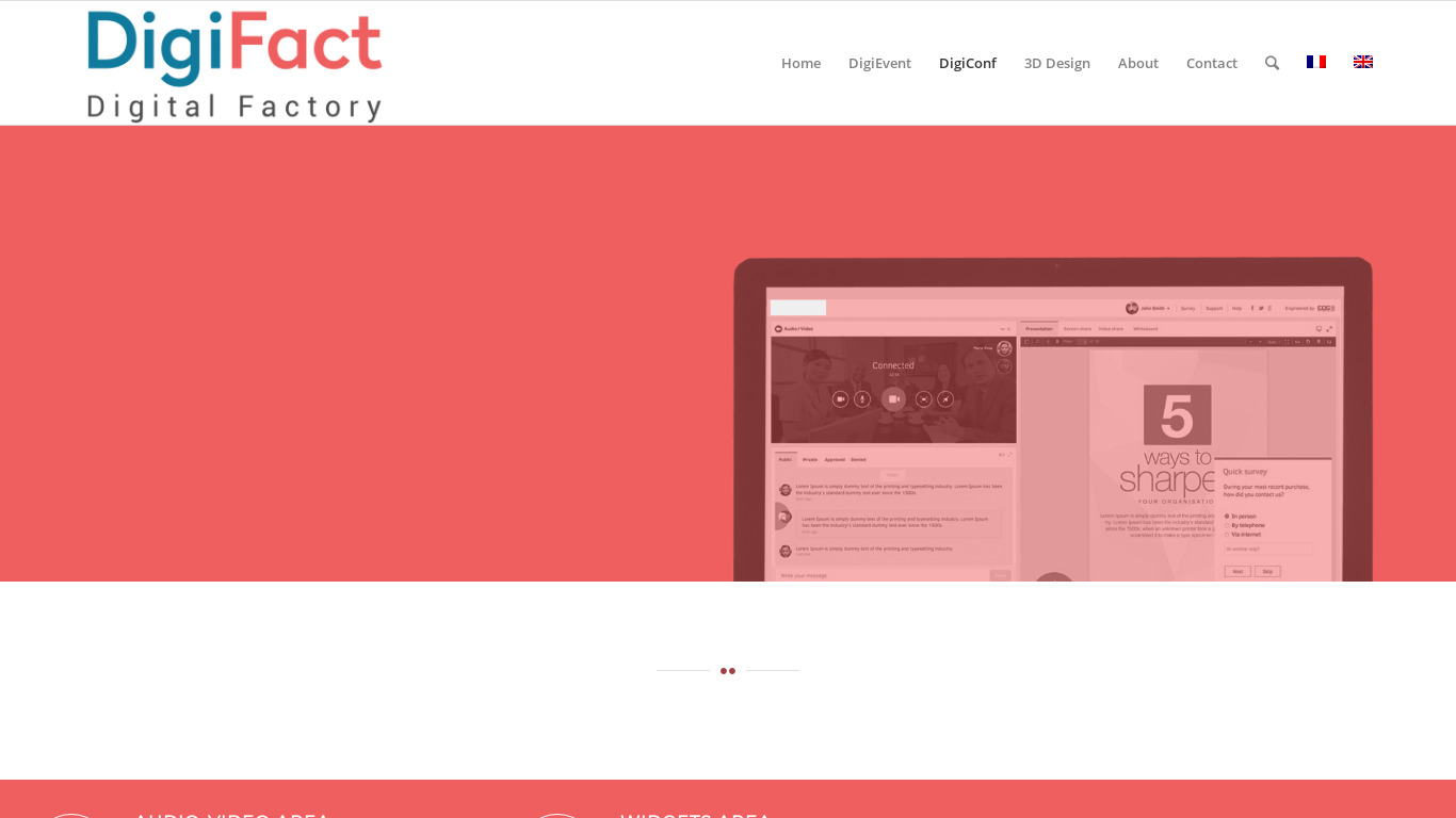 digifact.co DigiConf Landing page