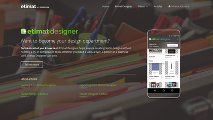 Etimat Designer screenshot