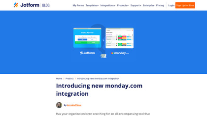 JotForm + monday.com Integration image