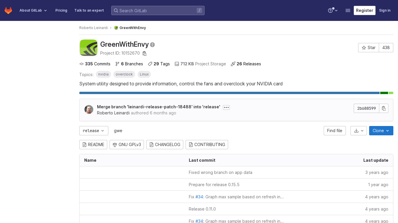 GreenWithEnvy Landing page