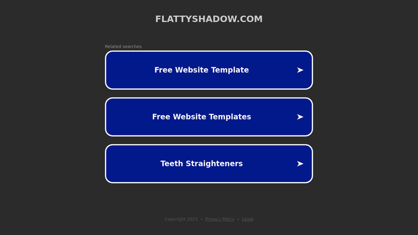 Flat Shadow Generator Landing Page