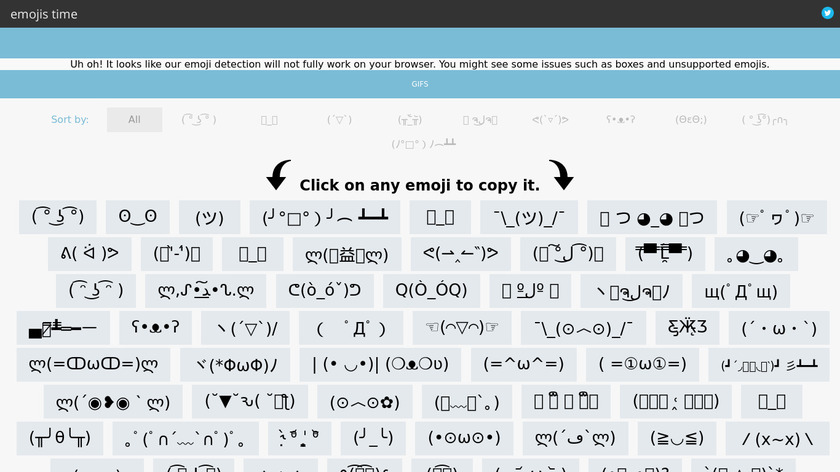 Emojis Time Landing Page