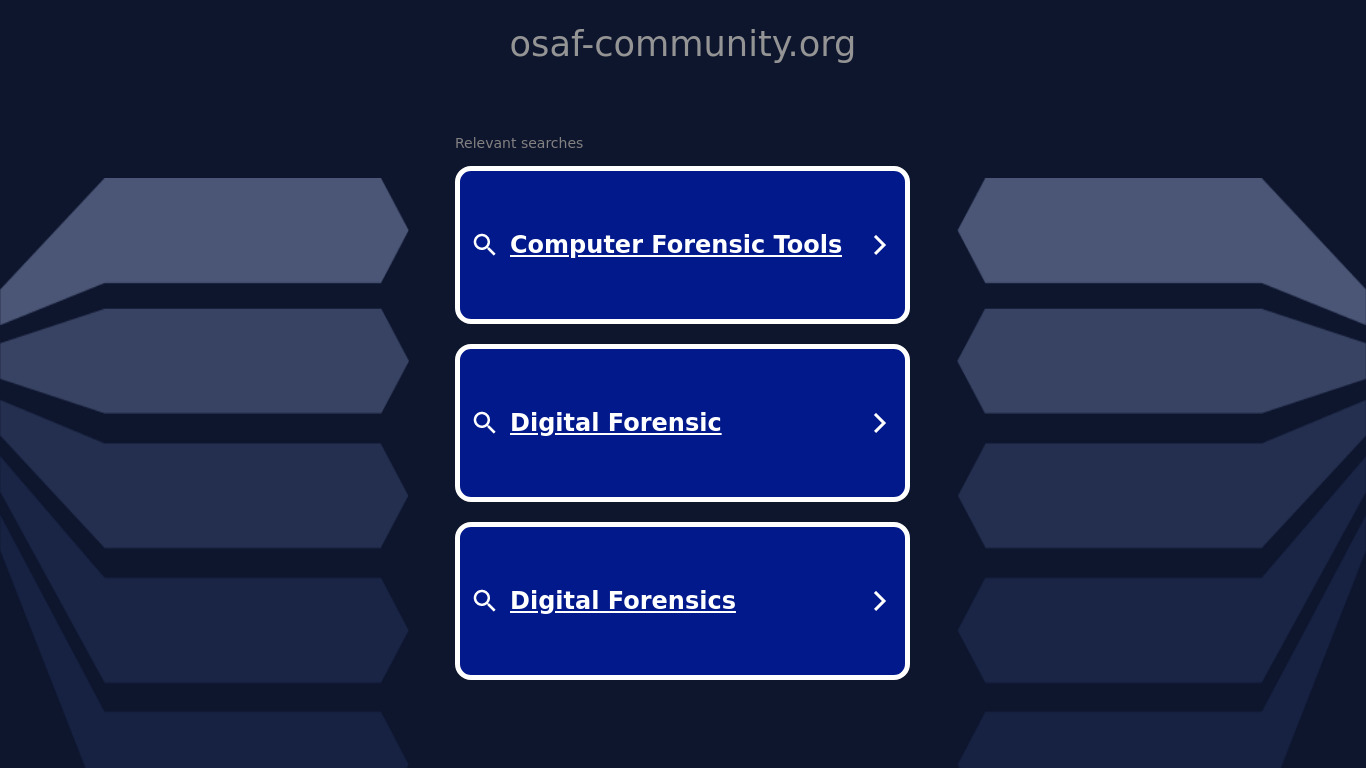 Open Source Android Forensics Landing page
