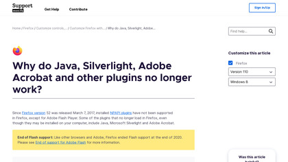 Mozilla Plugin Check image