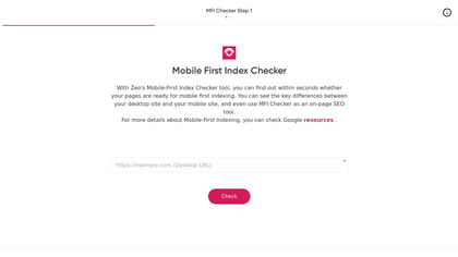 Mobile First Index Checker image