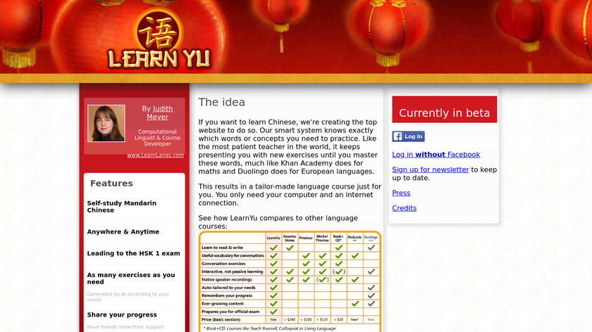 LearnYu Landing Page