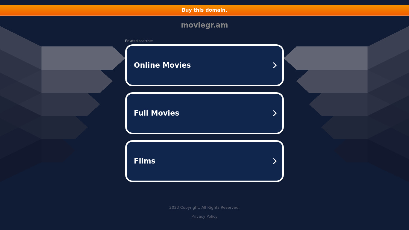 Moviegram Landing page