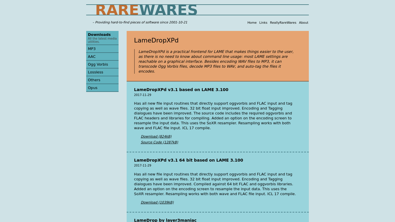 LameDropXPd Landing page