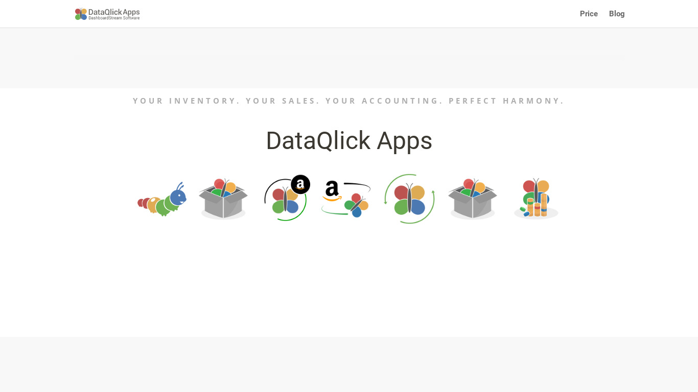 DataQlick Landing page