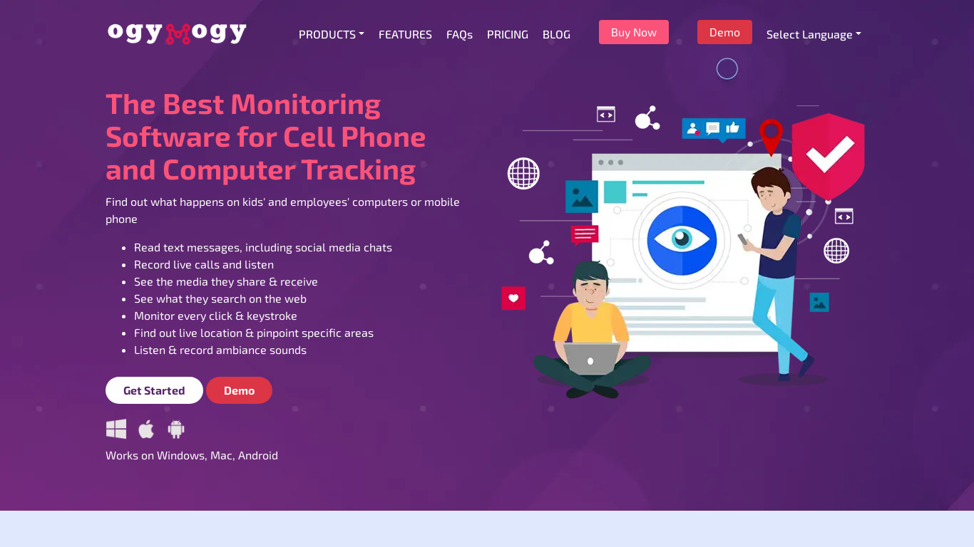 OgyMogy Landing page
