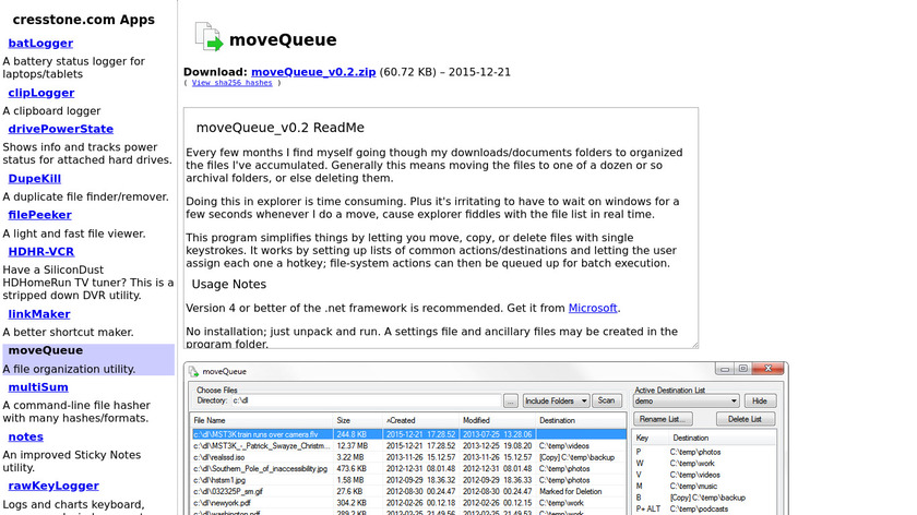 MoveQueue Landing Page