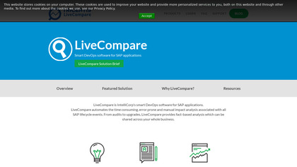 intellicorp.com LiveCompare image