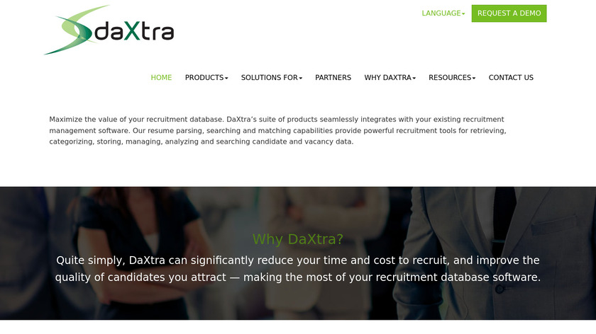 Daxtra Landing Page