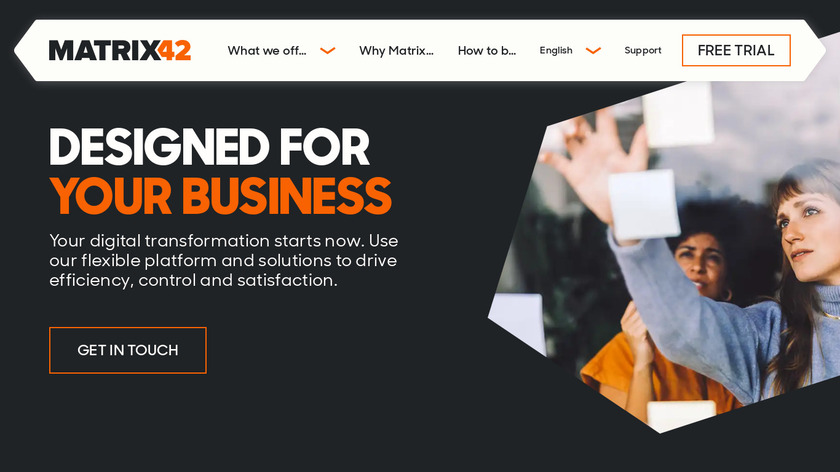 Matrix42 Physical Landing Page