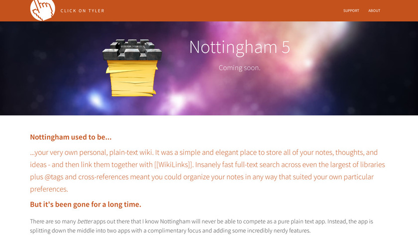 Nottingham Landing Page