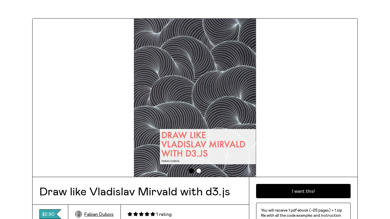 Draw like Vladislav Mirvald Landing page