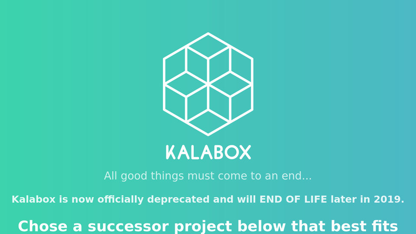 Kalabox Landing Page