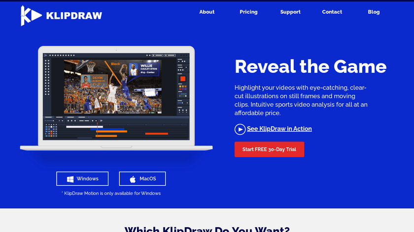 KlipDraw Landing Page