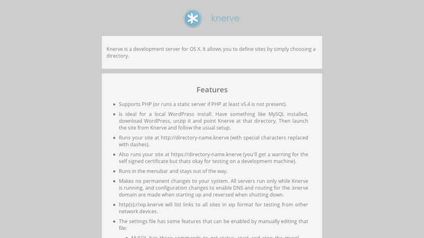 Knerve Landing Page