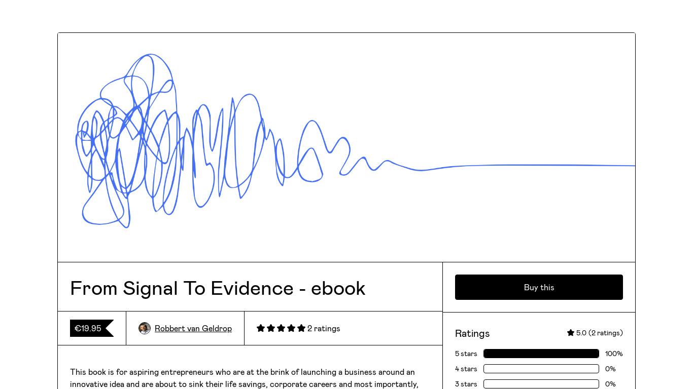 From Signal To Evidence Landing page